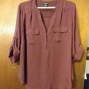 Torrid burgundy top 1x